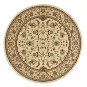 Oriental Weavers Kendra Round Rug Ivory 137 W 150X150cm