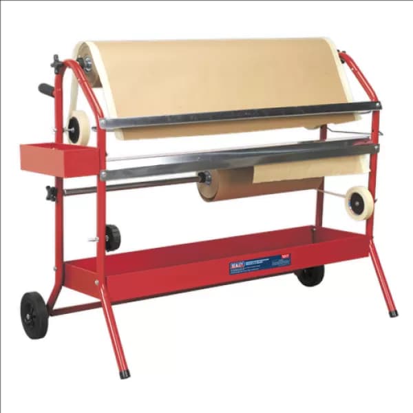 Genuine SEALEY MK67 Masking Paper Dispenser 2 x 900mm Trolley