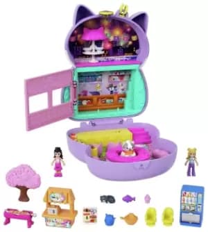 Polly Pocket Zen Cat Restaurant Compact