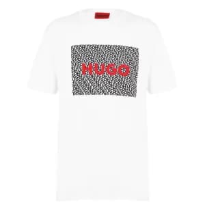 HUGO Hugo Dulive Logo T-Shirt - White Size XS Men