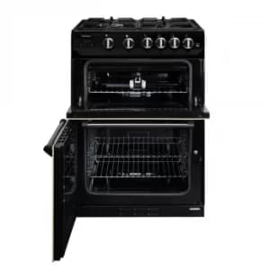 Rangemaster PROPL60DFFBL/C Professional+ 60cm Dual Fuel Freestanding Cooker, Black