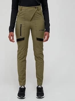 adidas Zupahike Pants - Khaki, Size 10, Women