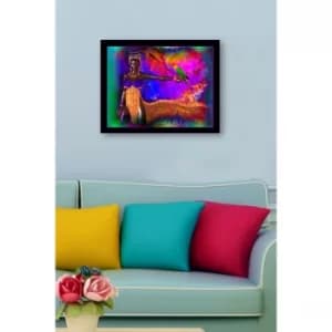 SC1222 Multicolor Decorative Framed MDF Painting
