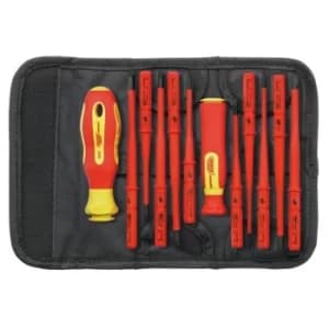Draper XP1000 VDE Extra Slim Interchangeable Screwdriver Set (12 Piece)