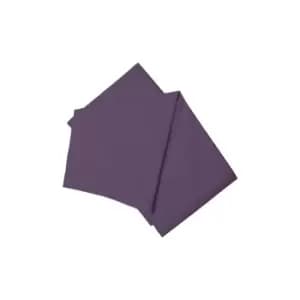 Easy Care Minimum Iron Flat Sheet Double Mauve