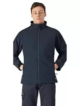 Dickies Softshell Jacket - Navy Blue, Navy Blue, Size 2XL, Men