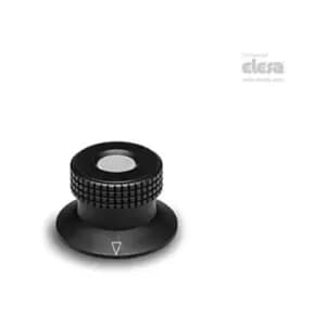 Elesa - Knurled control knob-MBR.40 B-6+FK-C17 Green
