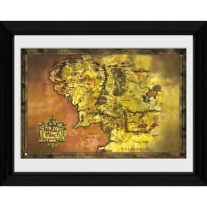 Lord Of The Rings Middle Earth Framed Photographic Print