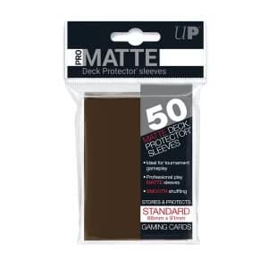 Ultra Pro Standard Deck Protectors (50 Sleeves) - Brown