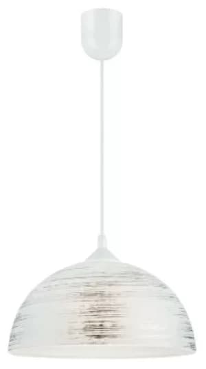 Dome Pendants Silver, 1x E27