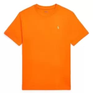 Polo Ralph Lauren Boy's Short Sleeve Logo T Shirt - Orange