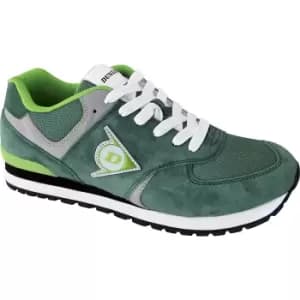 DUNLOP FLYING WING safety lace-up shoes, green, 1 pair, size 39