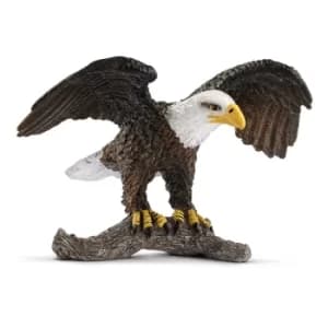 SCHLEICH Wild Life Bald Eagle Toy Figure