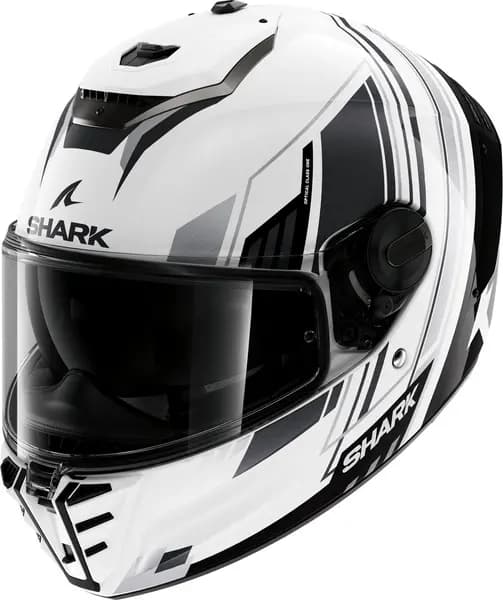 Shark Spartan RS Byhron White Black Chrom WKU Full Face Helmet 2XL