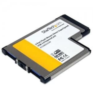 2 Port Flush Mount ExpressCard USB3
