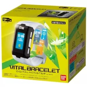 Bandai Digimon Vital Bracelet Fitness Tracker Watch in White