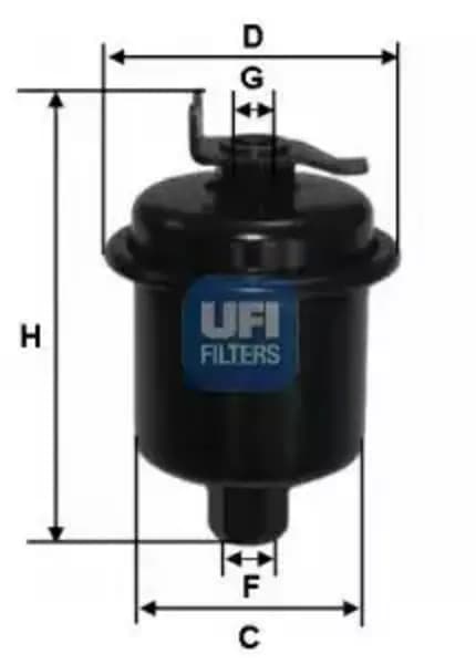 UFI 31.621.00 Fuel Filter Petrol