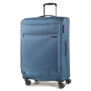 Rock Deluxe-Lite Medium 8 Wheel Spinner Teal Suitcase