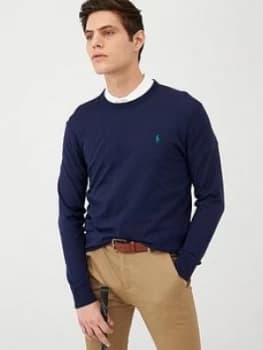 Polo Ralph Lauren Golf Golf Crew Knit Jumper - Navy Size M Men