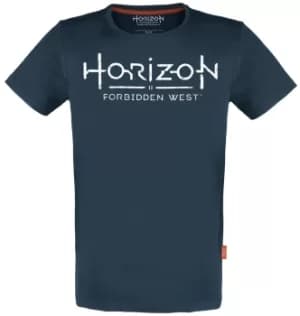 Horizon Forbidden West Logo T-Shirt blue