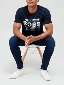 Hugo Boss TLogo T-Shirt Navy Size 2XL Men