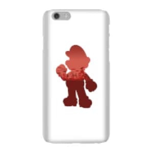 Nintendo Super Mario Mario Silhouette Phone Case - iPhone 6 - Snap Case - Gloss