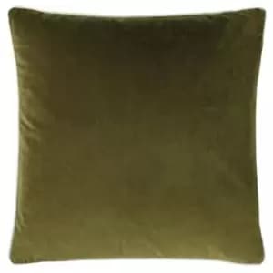 Furn Cohen Velvet Cushion Cover (One Size) (Olive) - Olive