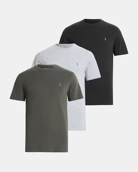 AllSaints Brace Brushed Cotton T-Shirts 3 Pack