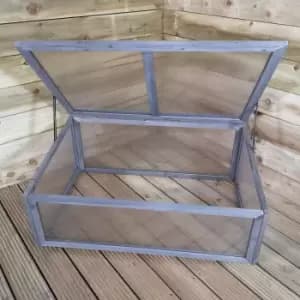 Wooden Mini Greenhouse Cold Frame In Grey Small Garden Greenhouse Pollycarbonate