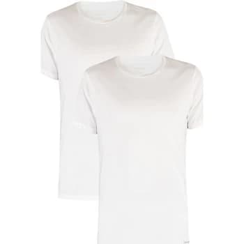 Calvin Klein Jeans 2 Pack Cotton T-Shirts mens T shirt in White - Sizes UK S,UK M,UK L,UK XL