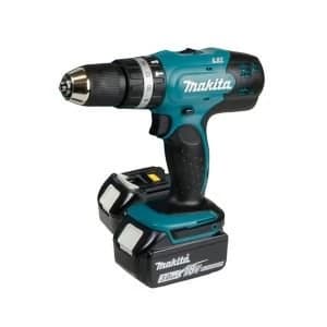 Makita LXT Cordless 18V 3Ah Lithium ion Combi drill 2 batteries DHP453SFE