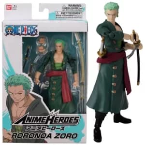 Bandai Anime Heroes One Piece Roronoa Zoro Action Figure
