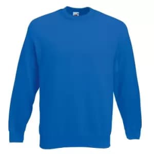 Fruit Of The Loom Unisex Premium 70/30 Set-In Sweatshirt (L) (Royal Blue)