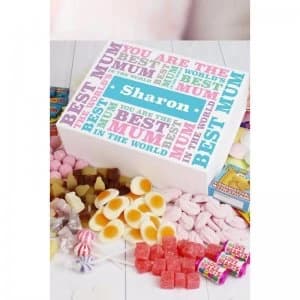 Personalised Best Mum Deluxe Sweet Box