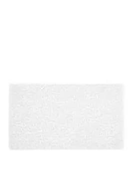 Nalu Nicole Scherzinger Koko Towels Bath Mat Silver & White