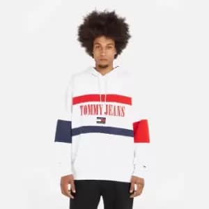 Tommy Jeans Skater Archive Colourblock Cotton Hoodie - S