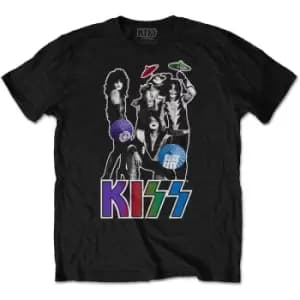KISS - Umbrellas Unisex XX-Large T-Shirt - Black