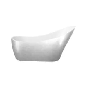 Elementa Seriea Acrylic Freestanding Bath 1720 x 712 - Silver
