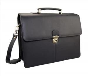 Monolith Leather Briefcase
