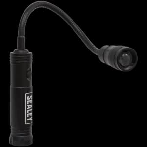 Sealey Magnetic Flexible Head Osram LED Inspection Light Black