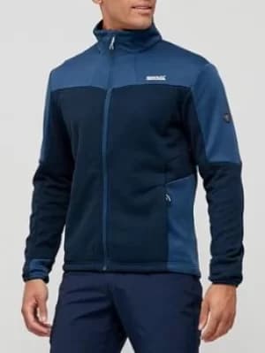 Regatta Highton Winter Full Zip Fleece, Blue, Size 2XL, Men