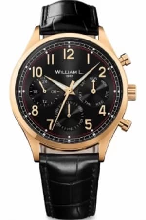 Mens William L 1985 Vintage Calendar Watch WLOJ03NROJCN