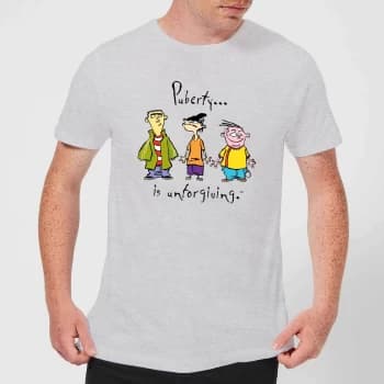Ed, Edd n Eddy Puberty Is Unforgiving Mens T-Shirt - Grey - XS - Grey