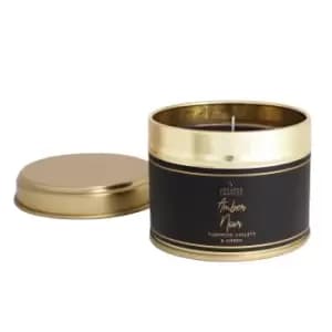 Amber Noir Gold Tin Candle