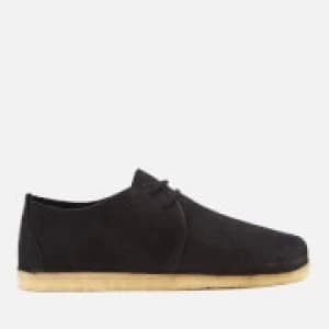 Clarks Originals Womens Ashton Nubuck Lace Up Shoes - Black - UK 3
