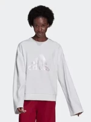 adidas X Zoe Saldana Sweatshirt, White Size M Women