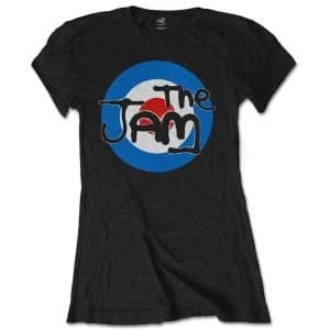 The Jam - Spray Target Logo Womens Medium T-Shirt - Black