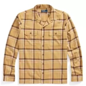 POLO RALPH LAUREN Polo Ralph Lauren Square Checquered Shirt Mens - Brown