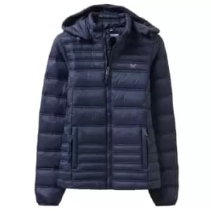 Crew Clothing Womens Quilted Lightweight Jacket Navy 12