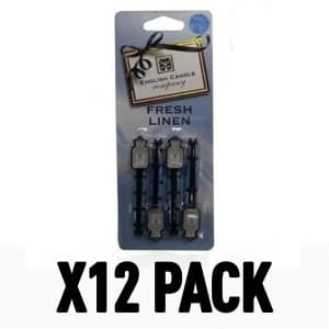 Fresh Linen (Pack Of 12) English Candle Vent Stick